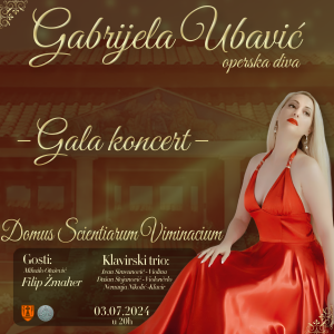 Gala koncert Gabrijele Ubavić u sredu 3. jula - Hit Radio Pozarevac, Branicevski okrug